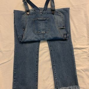 Jean pants overalls